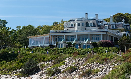 Newport2014-025 The building right at the start of the Cliff Walk is The Chanler , one of the premiere inns and restaurants in Newport.