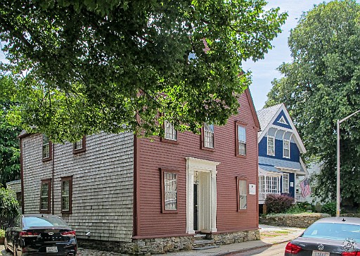 Newport2019-015 The house of Samuel Hopkins, the first minister of the First Congregational Church