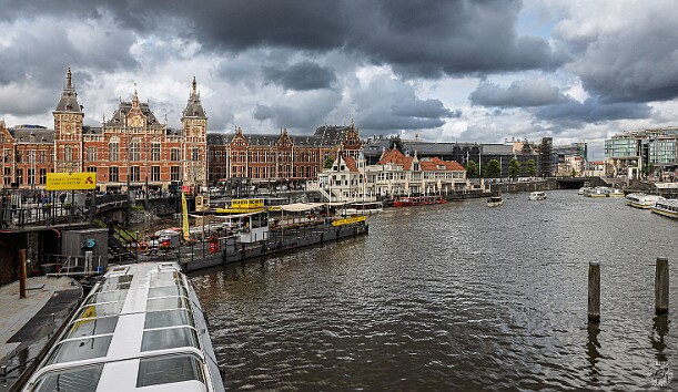 Amsterdam2025-004 After we decompressed a bit, it was a short walk to Centraal Station to exchange our regional train vouchers for physical tickets that we would need for our...