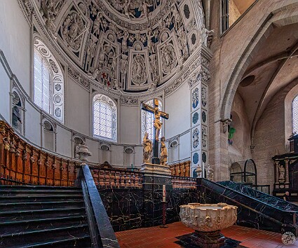 Trier2025-021 The choir decorated in the German Baroque style