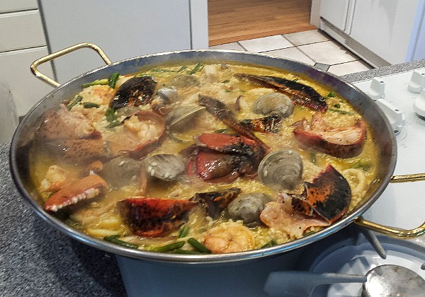 Seafood Paella, July 4th 2014