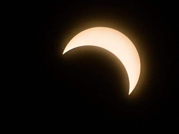 Solar Eclipse 2017-105 We had another brief period of thinning clouds as the eclipse wound down, allowing some fairly clear shots