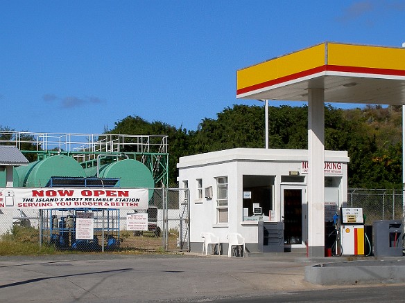 The only gas station we saw helpfully claims that is also the island's most reliable! Feb 4, 2007 2:54 PM : BVI, Virgin Gorda 2007-02