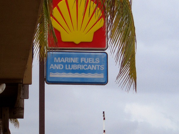 One afternoon we took a taxi from the resort into Spanishtown. Apparently being misunderstood, we were dropped at the yacht harbor where it was possible to buy fuel and lubricants. Feb 6, 2007 3:46 PM : BVI, Virgin Gorda 2007-02