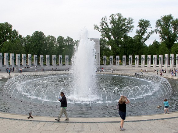 Dolores and Eugene Ebert picked us up at our hotel and took us to visit the World War II Memorial Mar 30, 2011 6:01 PM : National World War II Memorial, Washington DC