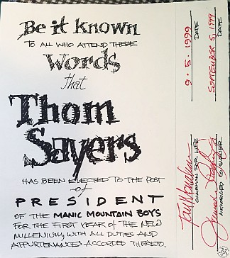 MMB President 1999 Thom Sayers