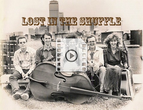 ThomasPt1982LostInTheShuffle Lost in the Shuffle, onstage at Thomas Pt. Beach 1982. Dusty Clampitt - bass, Michael Maffeo - fiddle, Mike Pearl - banjo, John McGann - mandolin, Lee...