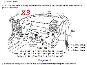 Glovebox Rattle Like many other Z3 owners after a couple of years, the constant rattle of my glovebox was starting to drive me crazy. I...