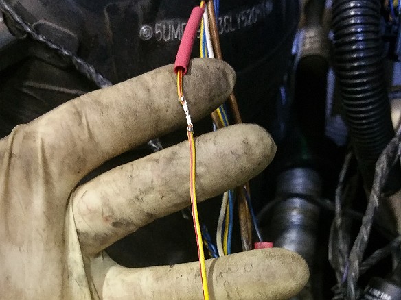 Z4HeadlightRepair2016-009 One week later and it's time for professional repair by Mark Aunger at Northeast Motor Werks . First step is to cut out the damaged section of the wiring...